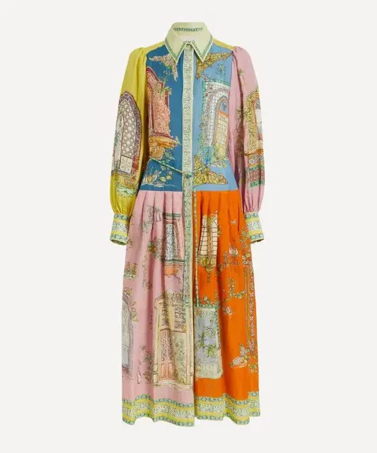 ALEMAIS Monte Midi Shirtdress Size 10 - Image 7