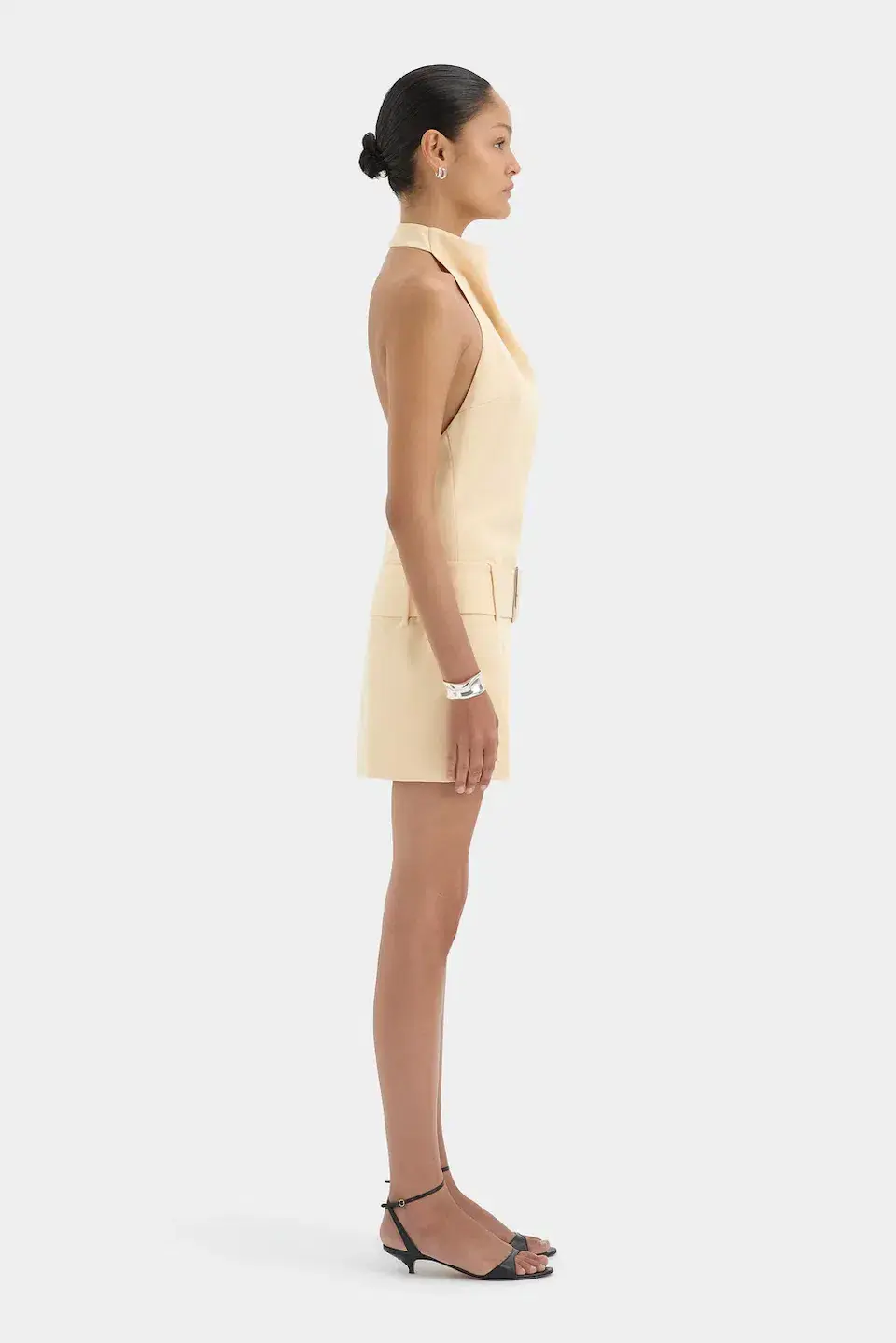 SIR THE LABEL SABINA BELTED MINI DRESS. SIZE 1 / AU 8 - Image 4