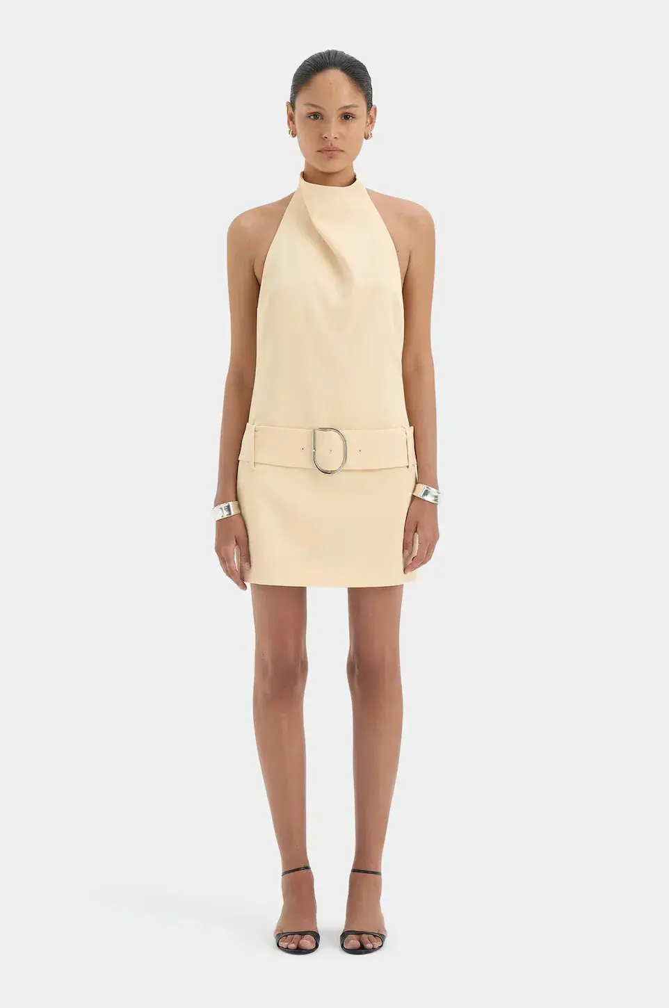 SIR THE LABEL SABINA BELTED MINI DRESS. SIZE 1 / AU 8 - Image 1