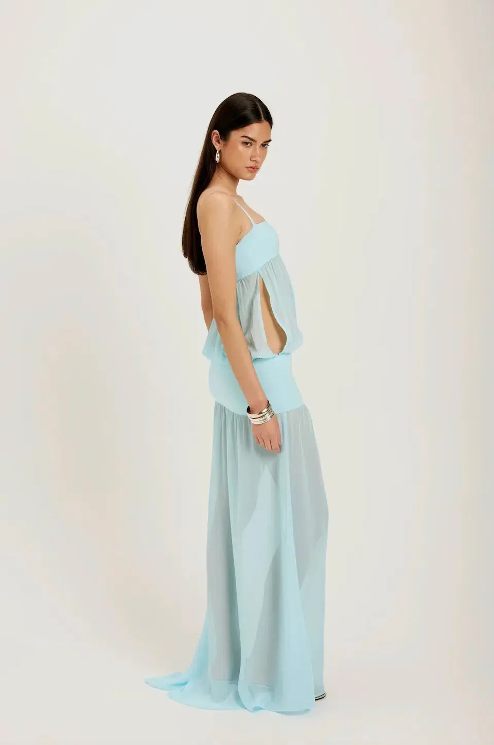 ANCE GRIA Romeo Gown Aqua. Size S / AU 8 - Image 8