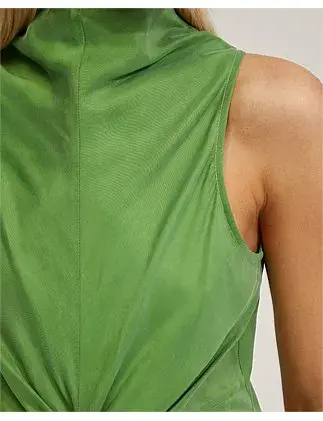 Oxford CAMILLA CUPRO BLEND DRESS Apple Size 12 for rent on The Volte - main image