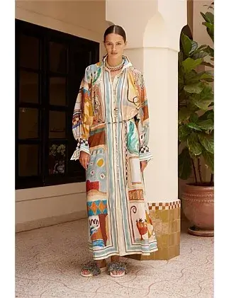 Alemais MICHELLE SHIRTDRESS Multi Size 8 for rent on The Volte - main image