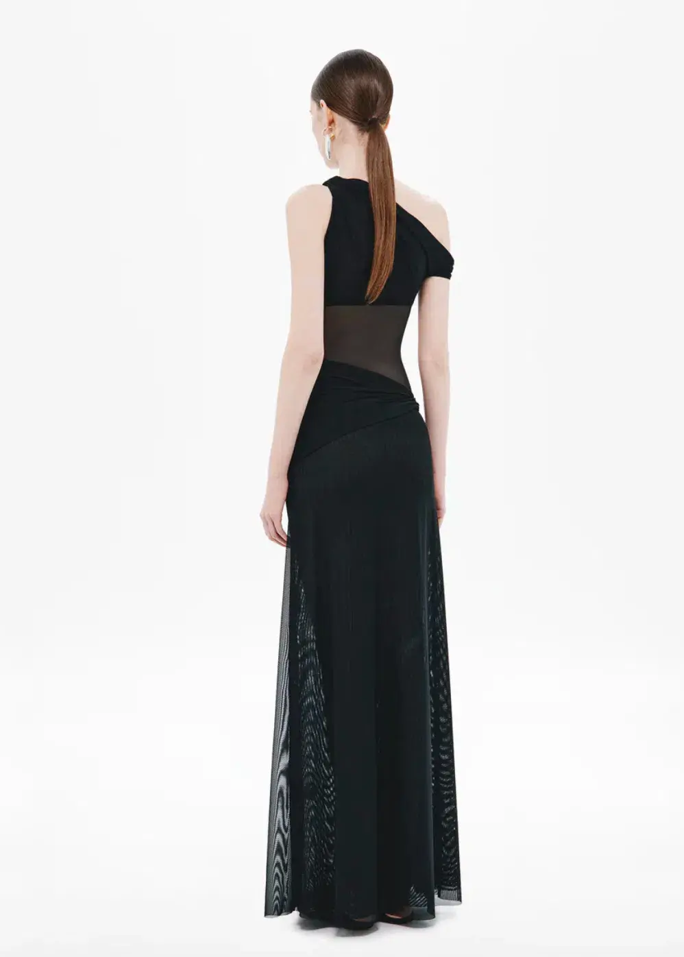 MISHA THE SISAL MESH DRESS - Black XS AU 6 - Image 4