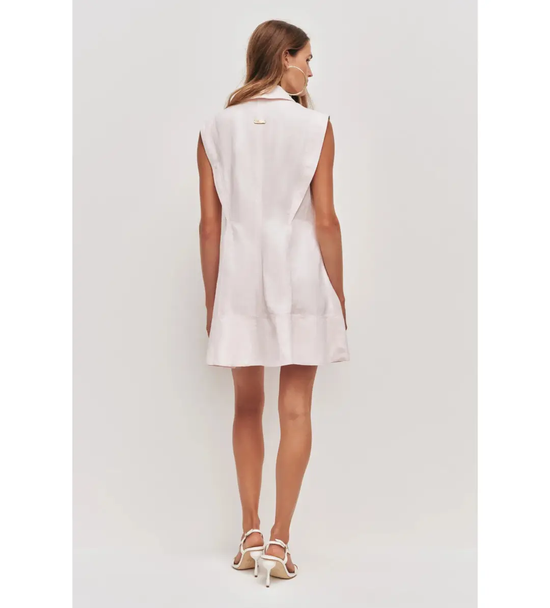 Aje Sacha Mini Dress Pastel Pink Size AU 10 for rent on The Volte - main image