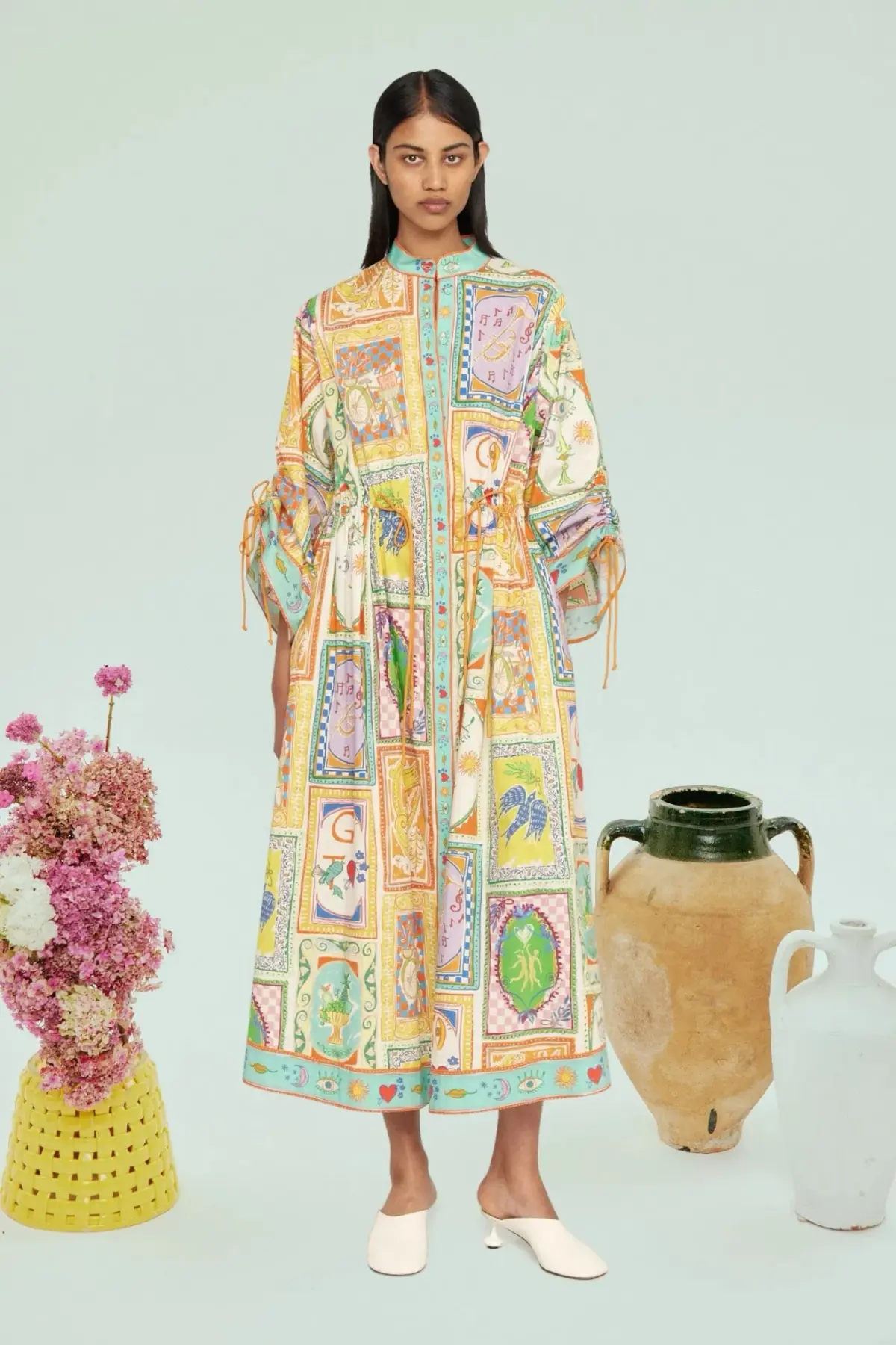 Alemais Holiday Go-To Shirtdress midi SIZE 16  - Image 1