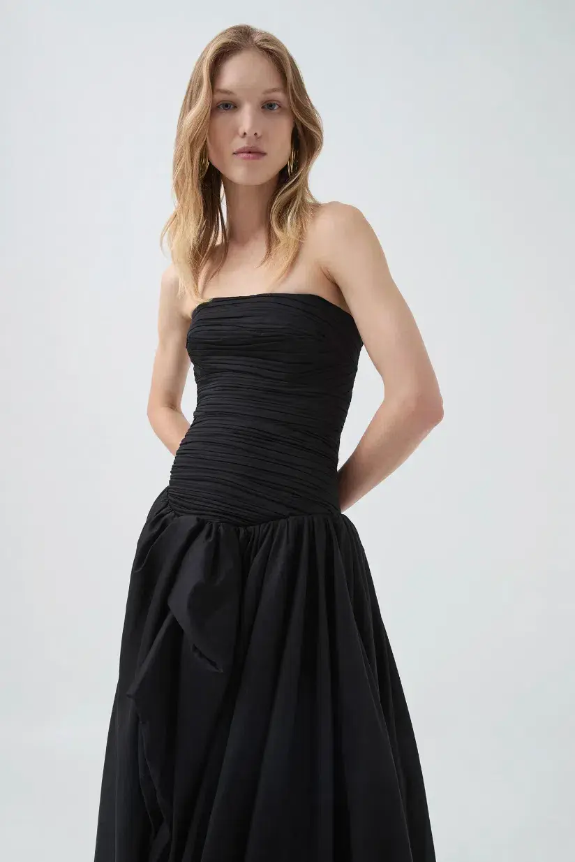 Aje Violette Bubble Hem Maxi Dress Size 8  for rent on The Volte - main image