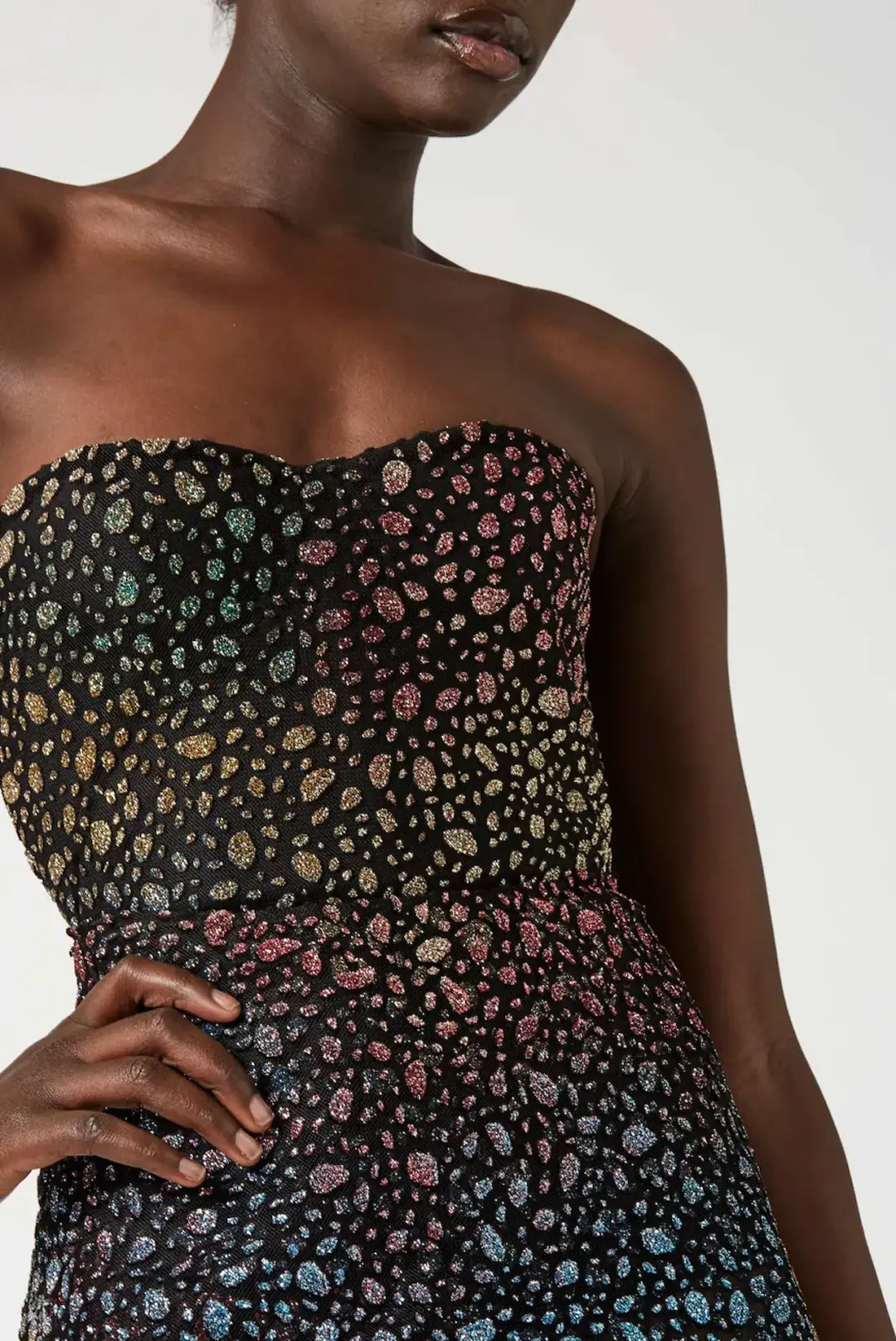 Scanlan Theodore Glitter Gown Size 6 for rent on The Volte - main image