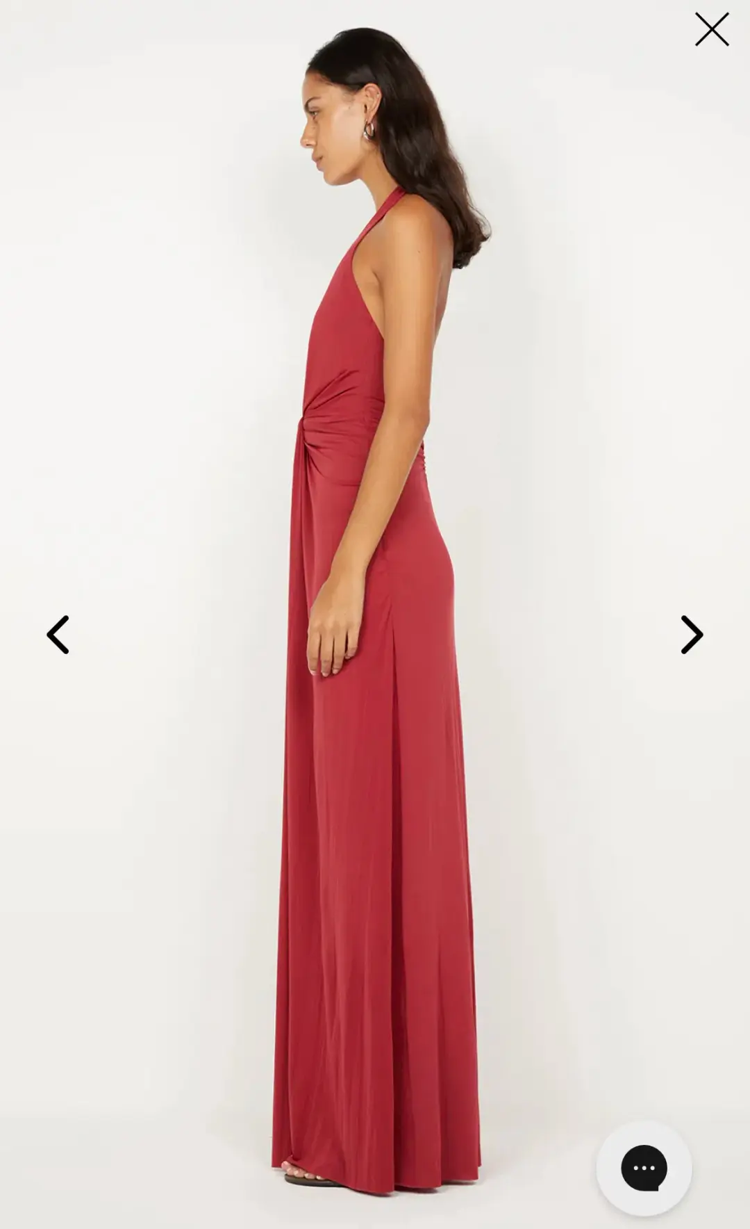 Bec + Bridge Susie Plunge Maxi Dress in Cherry AU6 for rent on The Volte - main image