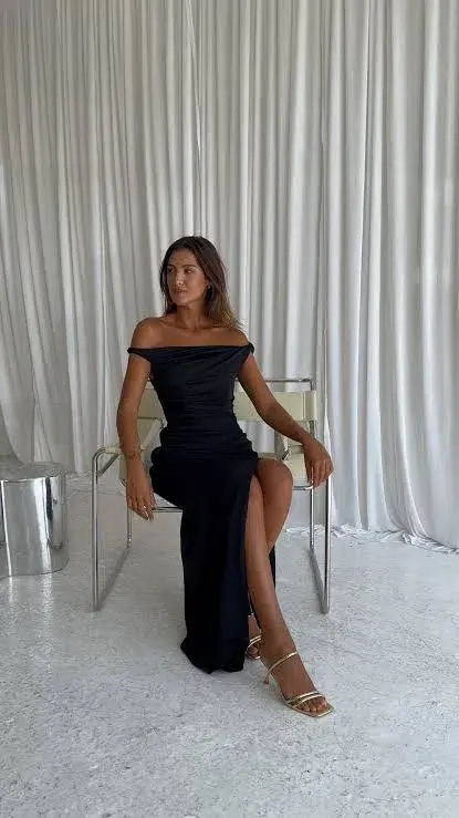 Sheike Stella Maxi Dress Black Size 12 - Image 1