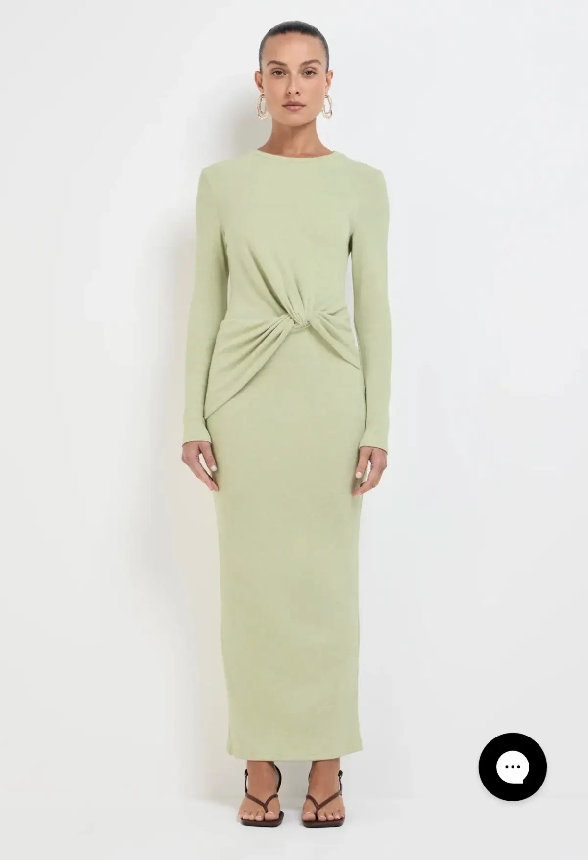 Sheike Elza Green Maxi Dress - Image 4