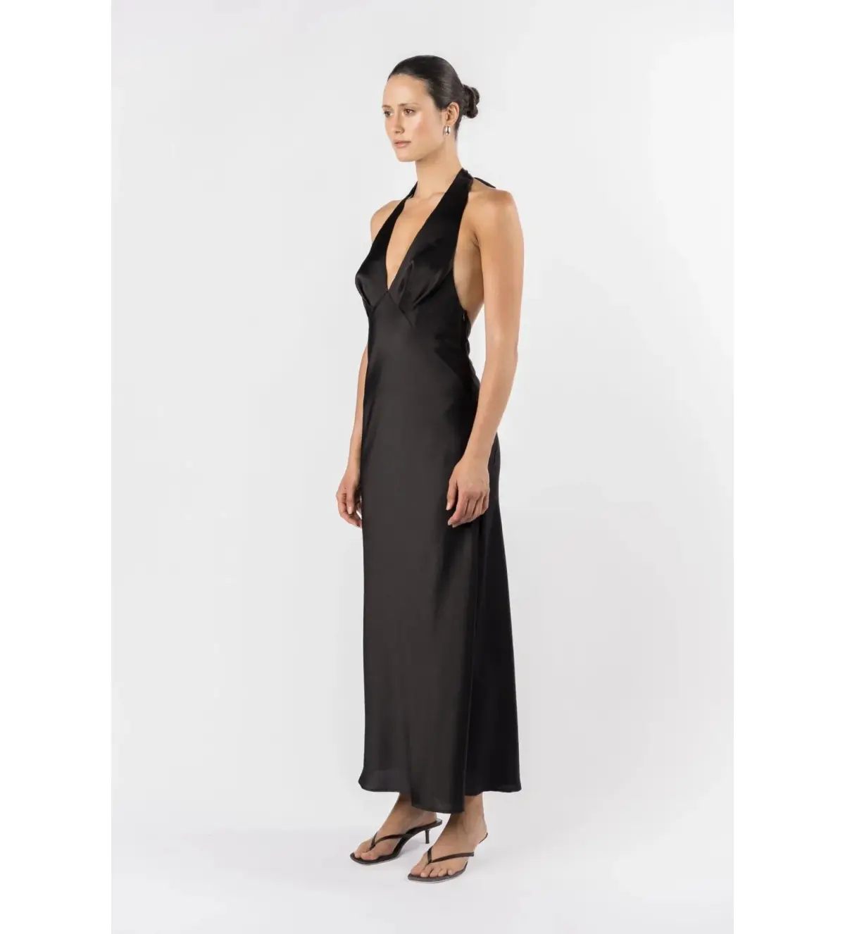 One Fell Swoop Cloe' Maxi Dress Obsidian Size AU 8 - Image 3