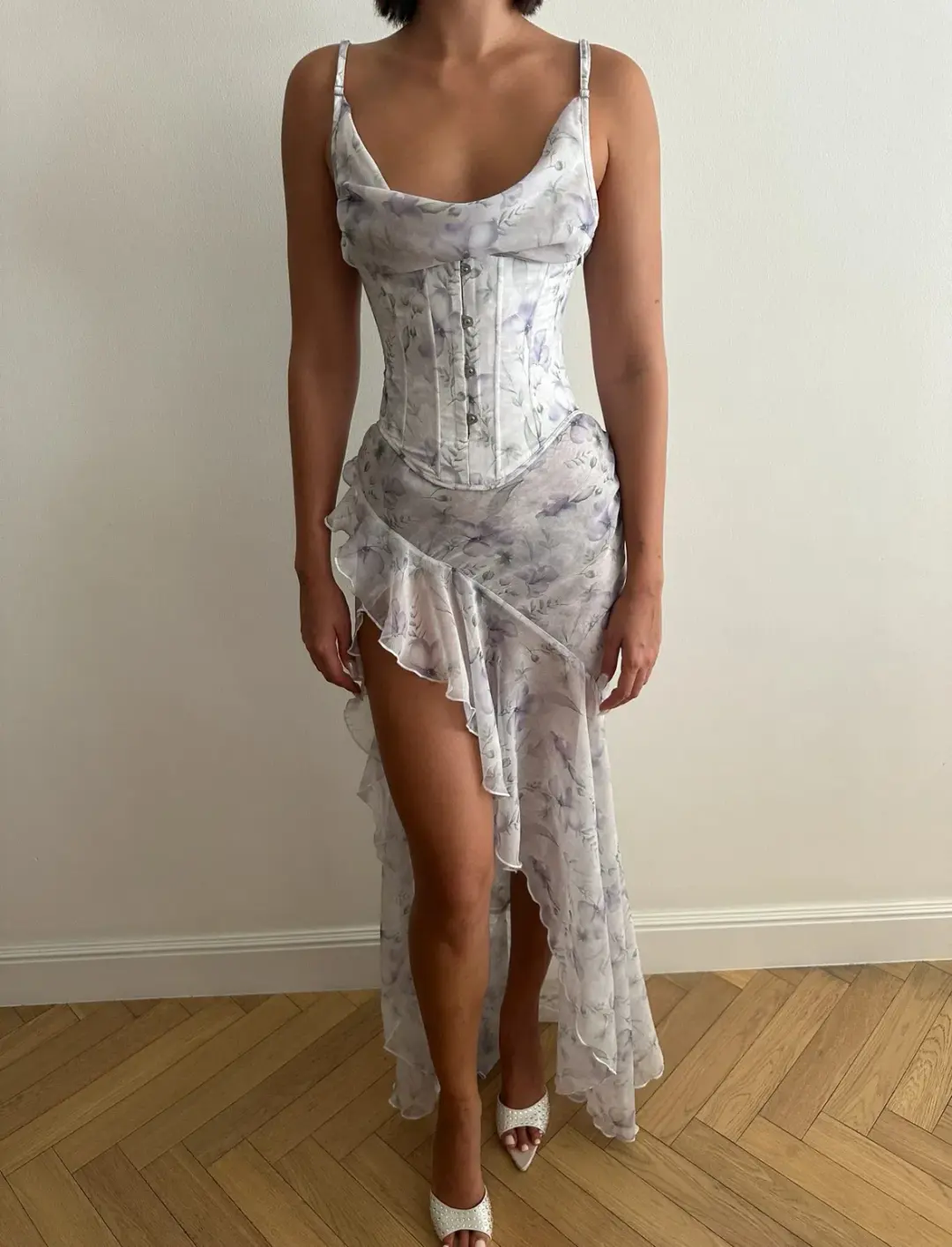 Cherie Attire - Rosario Floral Maxi Dress for rent on The Volte - main image