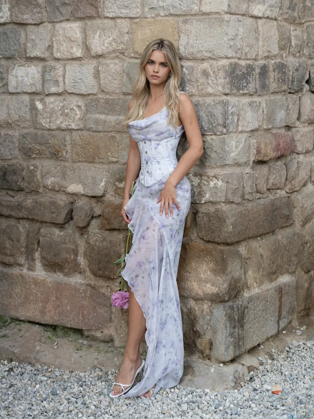 Cherie Attire - Rosario Floral Maxi Dress for rent on The Volte - main image