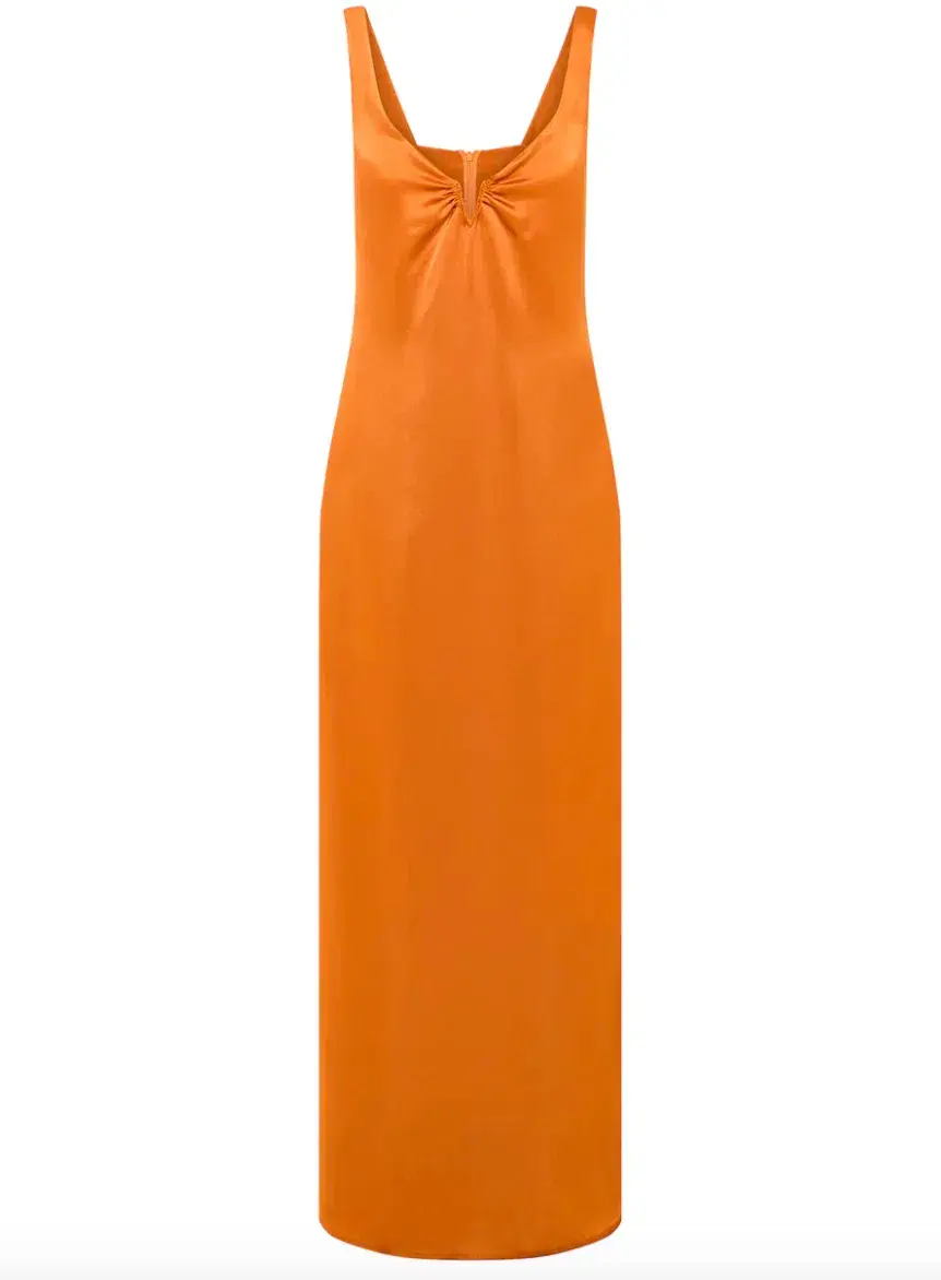 Anna Quan Liliana midi dress in kumquat size AU12 - Image 4