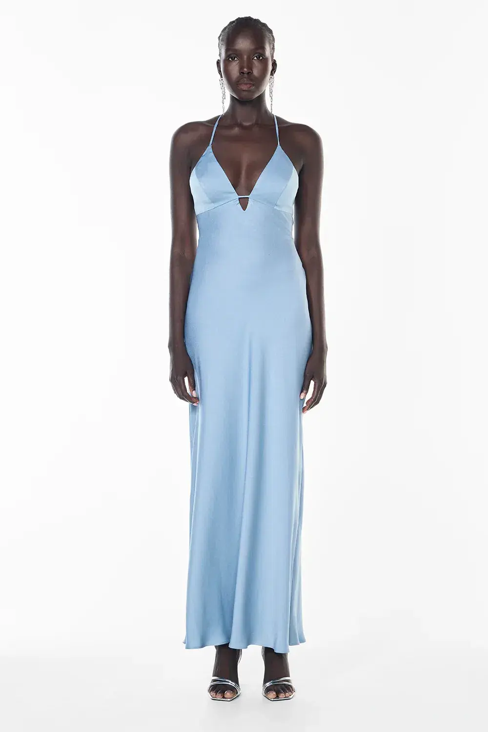 Manning Cartell Time To Shine Slip Dress Powder blue Size 8 for rent on The Volte - main image