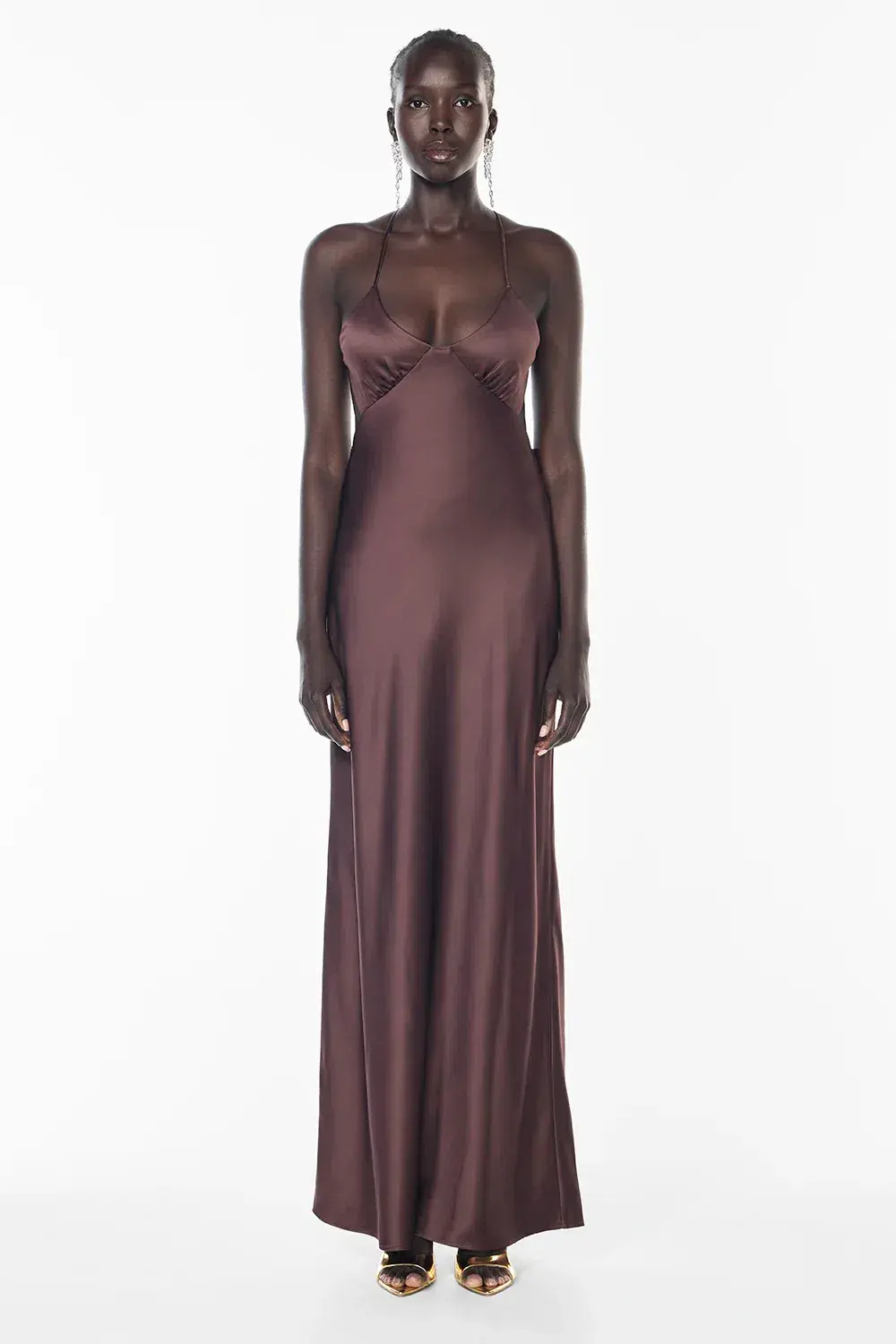 Manning Cartell Saturation Point Slip Dress Mocha Size 8 for rent on The Volte - main image