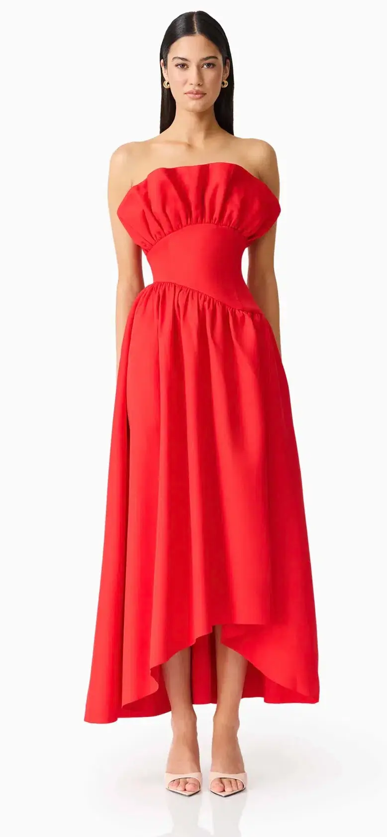 Elliatt Laurel Sleeveless Maxi Dress in Red Size M/10 for rent on The Volte - main image