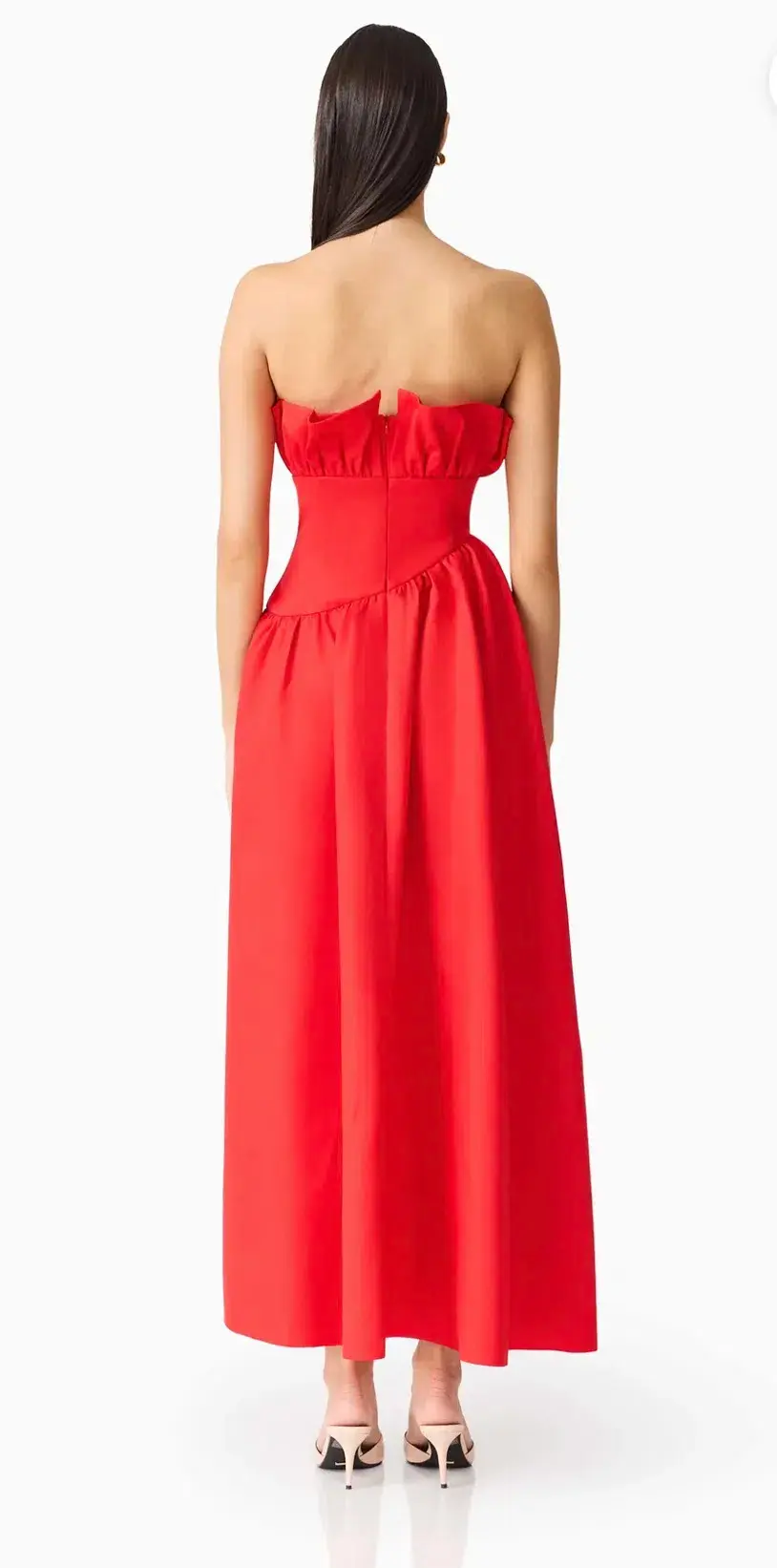 Elliatt Laurel Sleeveless Maxi Dress in Red Size M/10 for rent on The Volte - main image