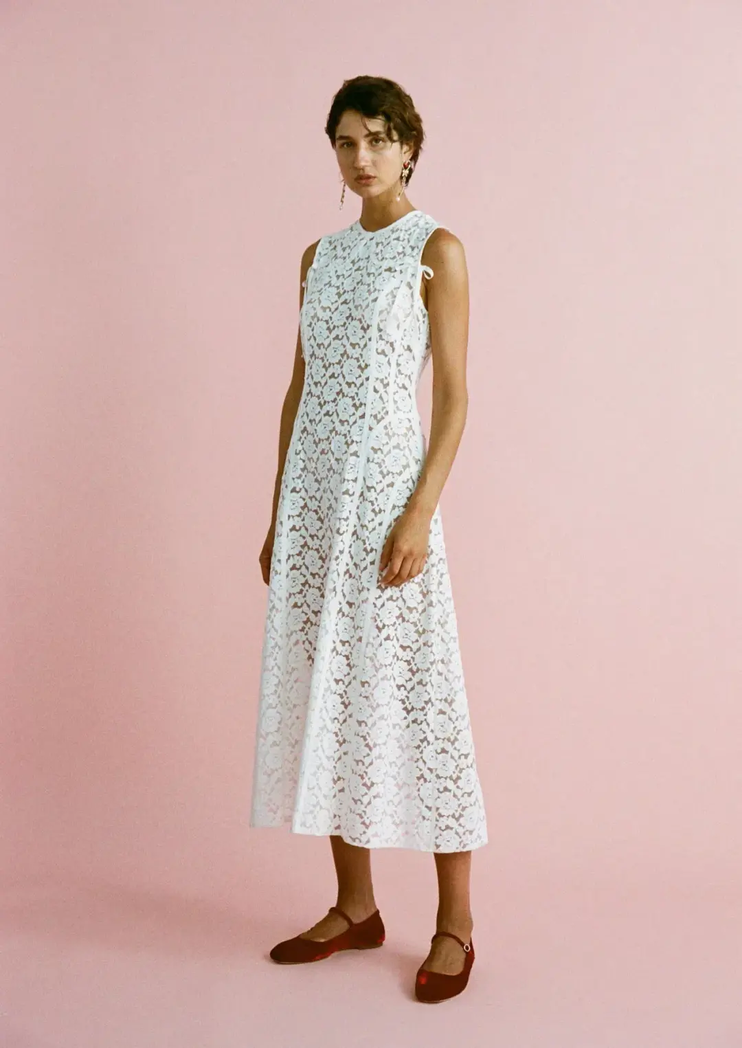 Lovaan Audrey Dress White Size 8 for rent on The Volte - main image