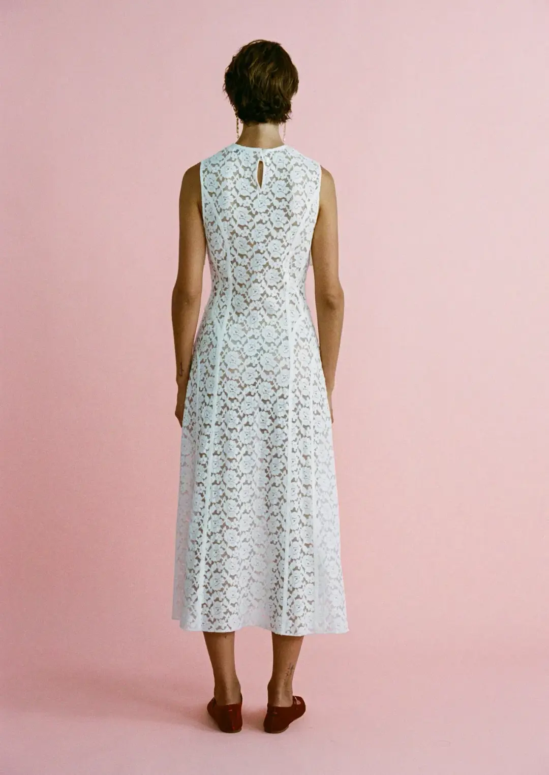 Lovaan Audrey Dress White Size 8 for rent on The Volte - main image