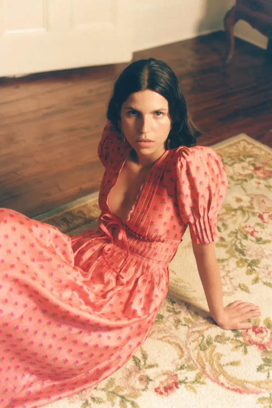 Lovaan Boehm Dress Tiny Rose Size 14 for rent on The Volte - main image