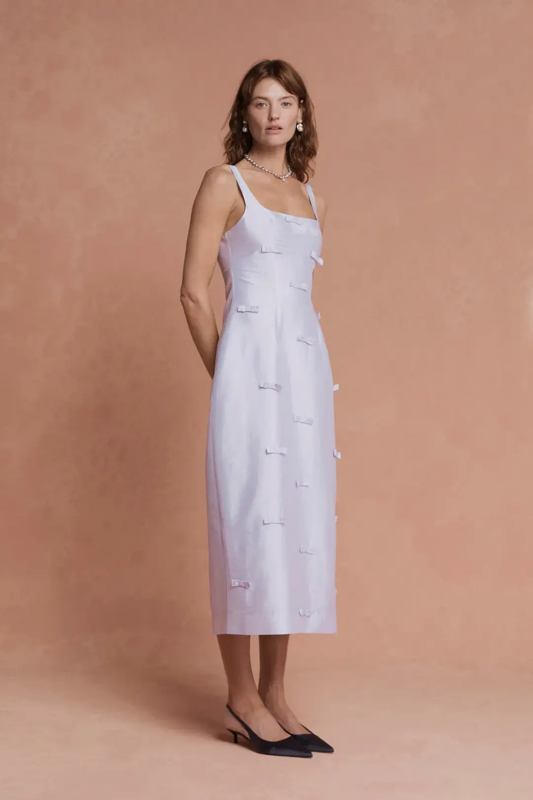 Lovaan Camilla Dress Lilac Size 10  for rent on The Volte - main image