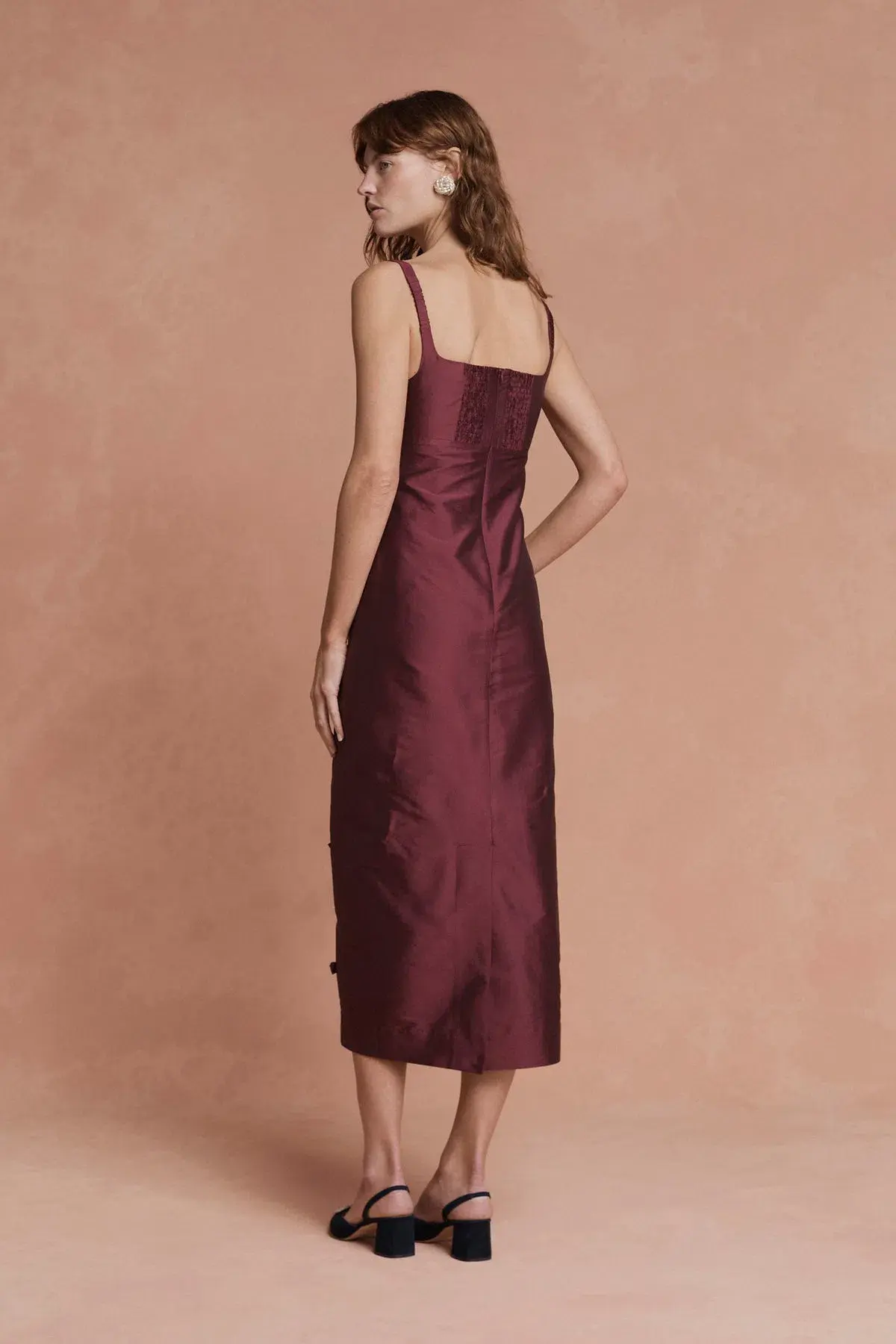 Lovaan Camilla Dress Plum Size 10 - Image 3
