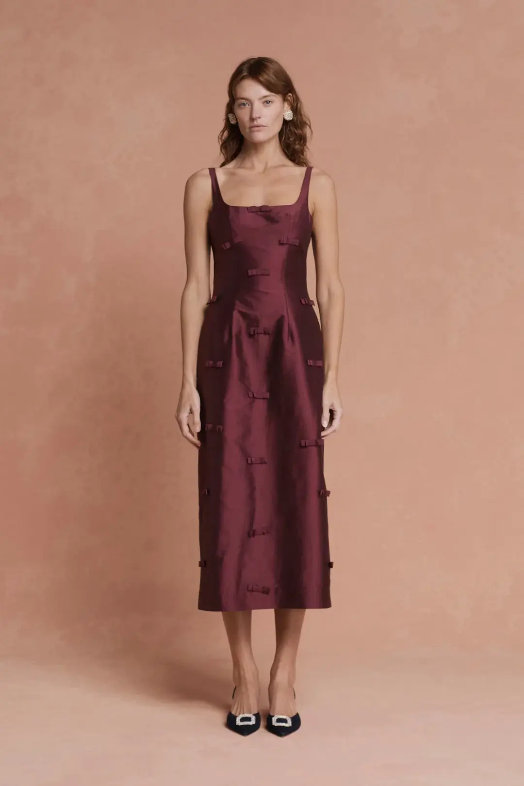 Lovaan Camilla Dress Plum Size 10 for rent on The Volte - main image
