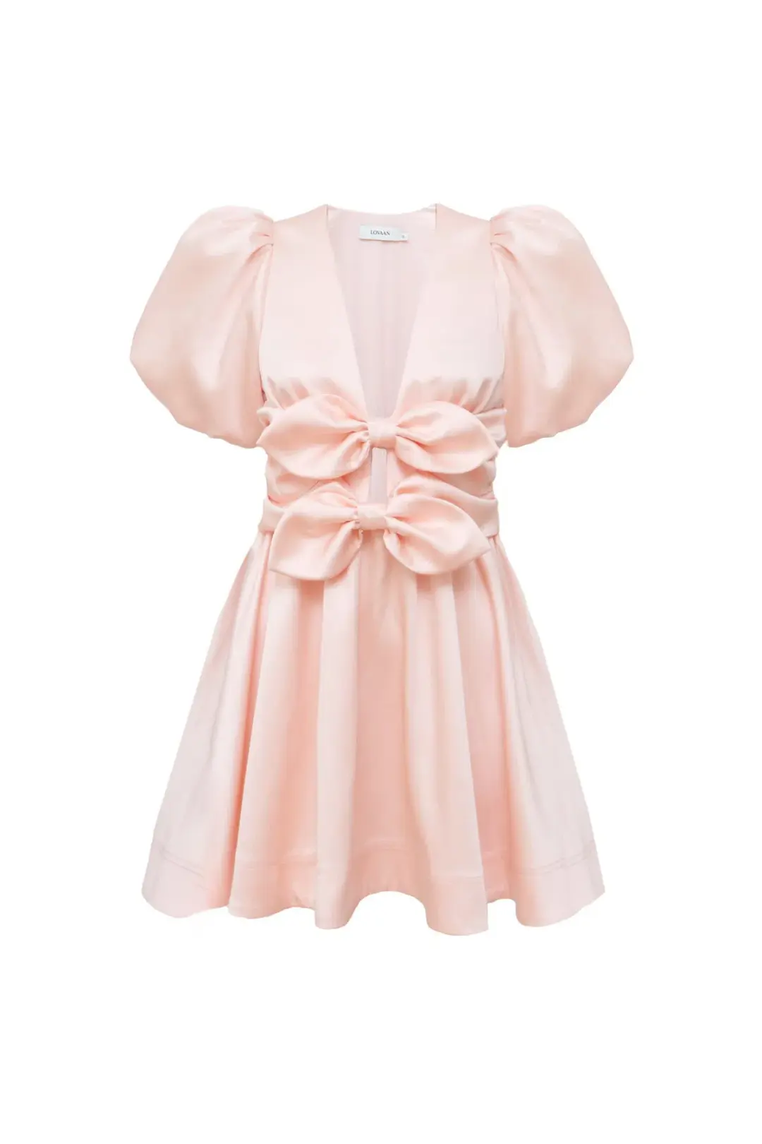 Lovaan Devon Mini Dress Pink Size 8 for rent on The Volte - main image