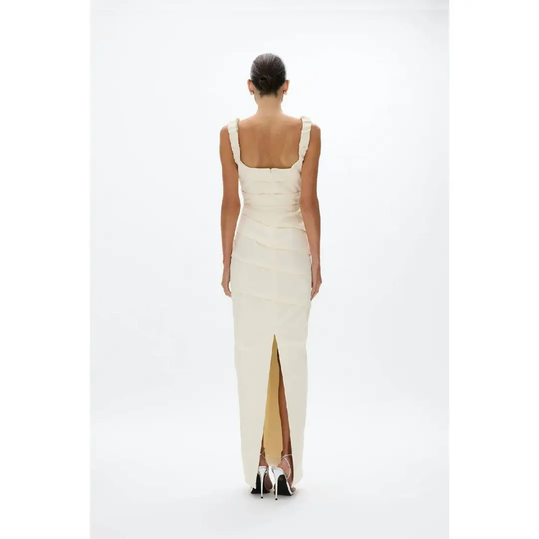 Rachel Gilbert maxi Rhodes gown dress, size 1.  for rent on The Volte - main image