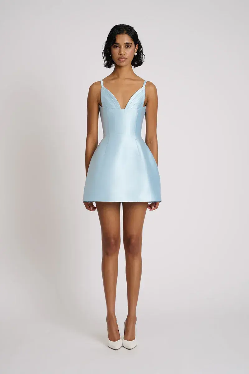 ELIYA THE LABEL Kristian Dress Blue XS for rent on The Volte - main image