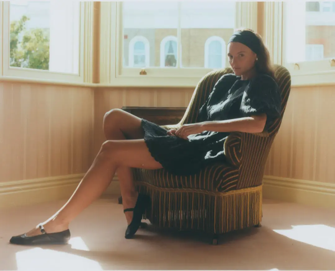 Lovaan Liberty Dress Ink Size 8 for rent on The Volte - main image