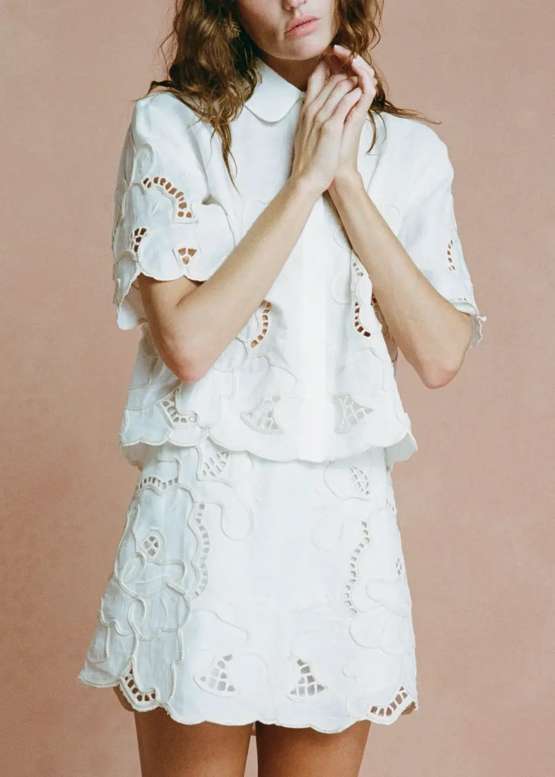 Lovaan Milicent Top White Size 14 for rent on The Volte - main image