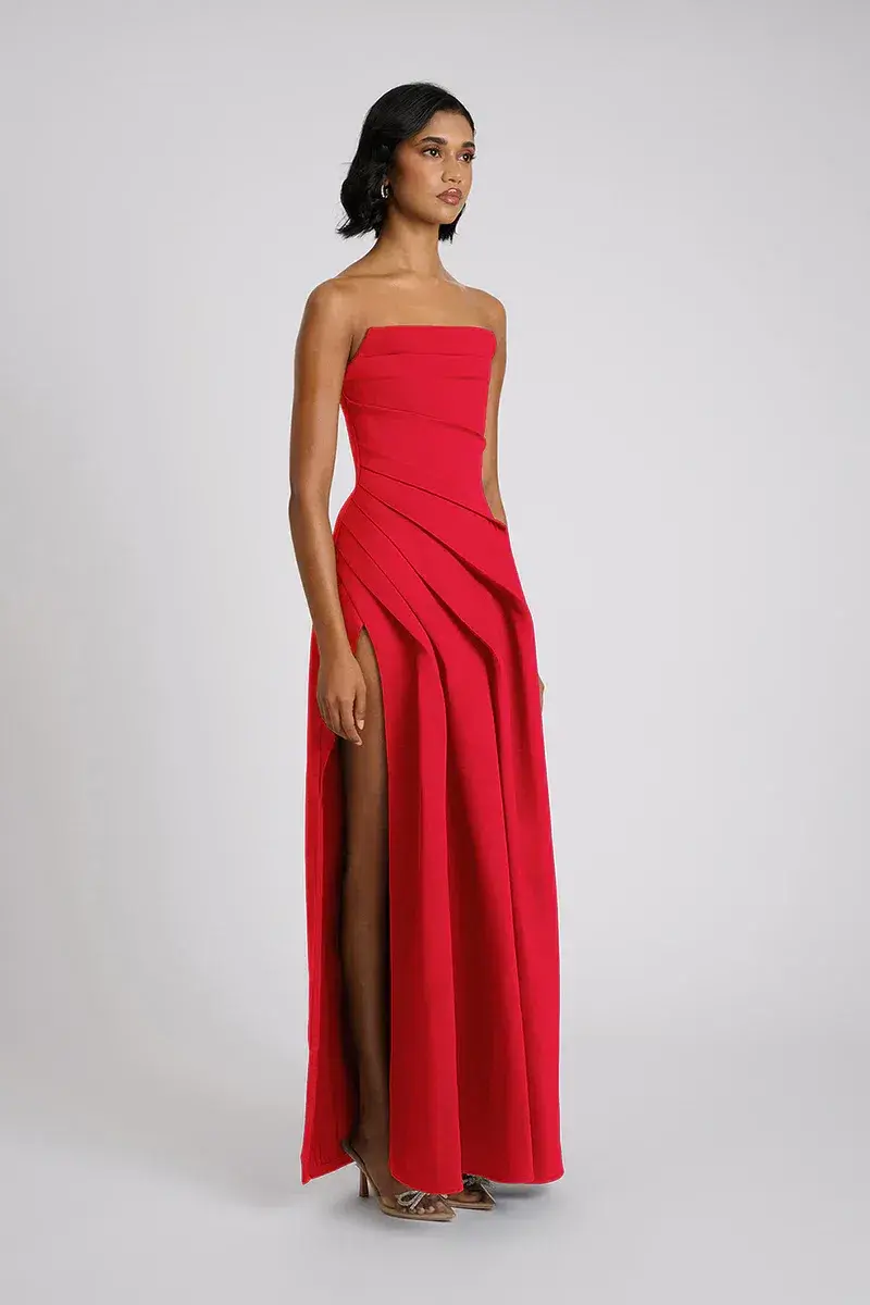 ELIYA THE LABEL Deanna Gown | Red XS for rent on The Volte - main image