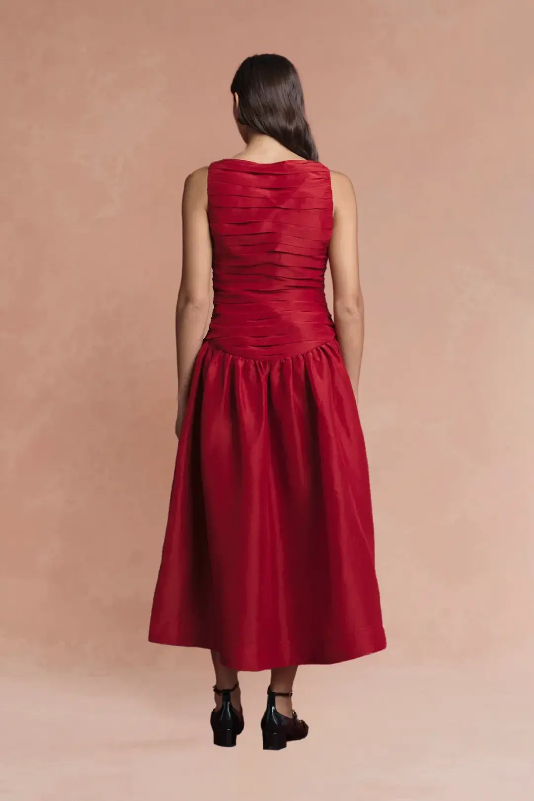 Lovaan Val Dress Ruby Size 12 for rent on The Volte - main image