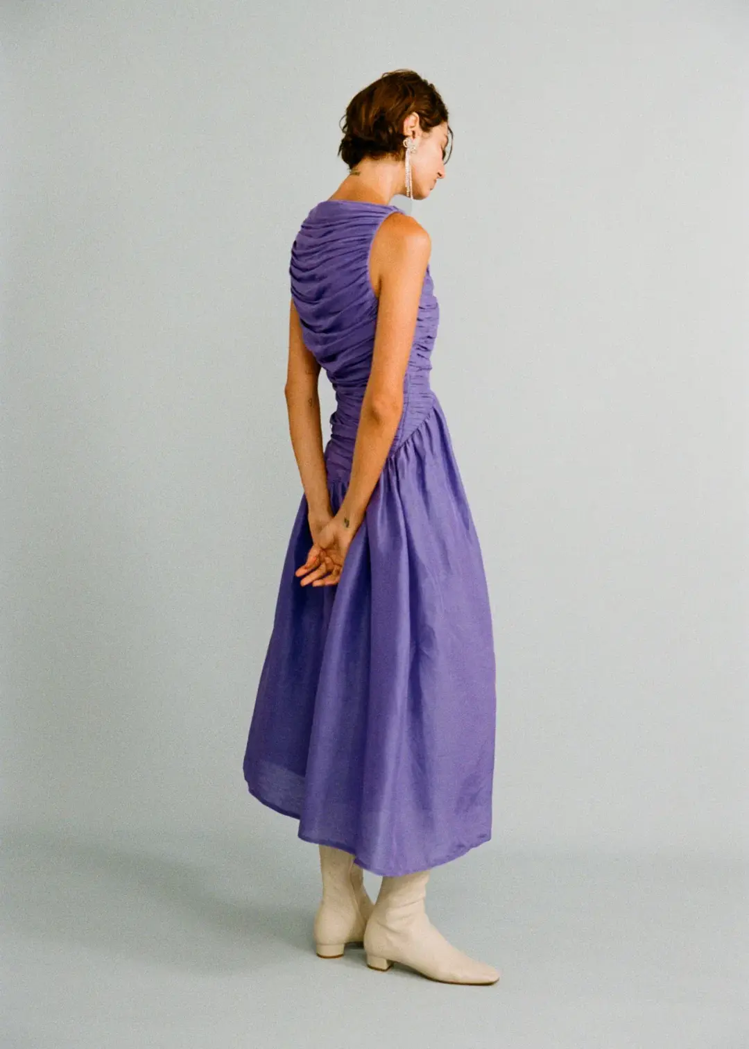 Lovaan Val Dress Iris Size 14 for rent on The Volte - main image