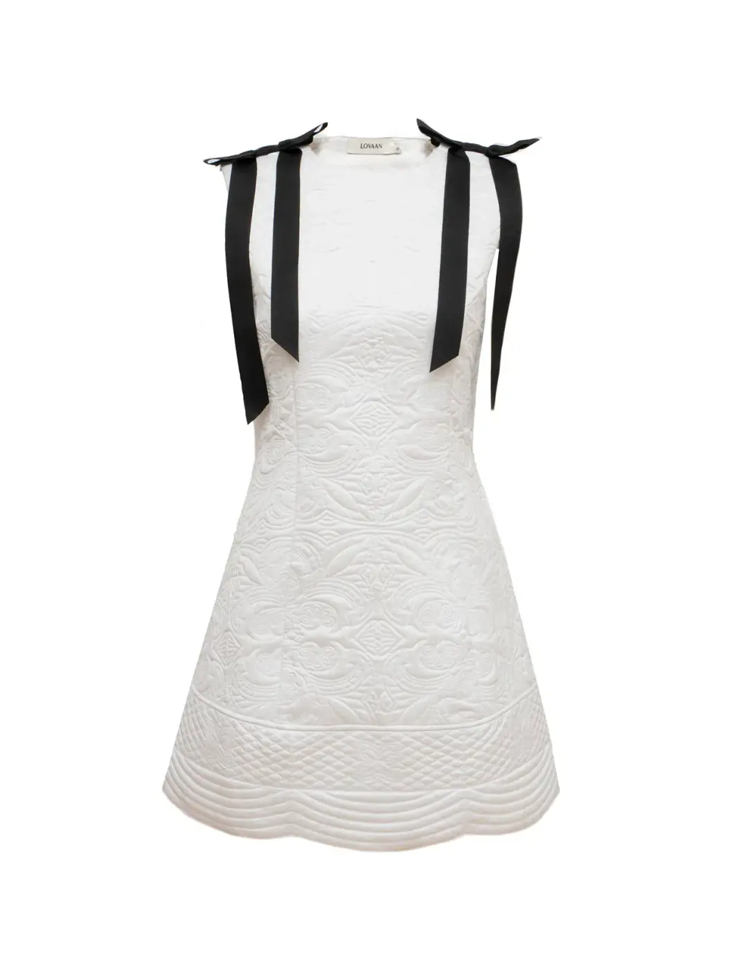 Lovaan Lena Dress White Size 12 for rent on The Volte - main image