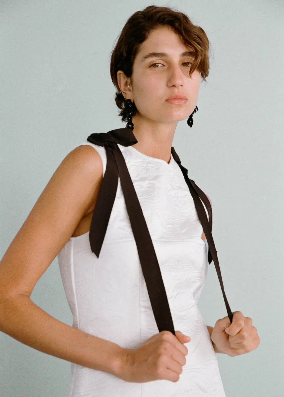 Lovaan Lena Dress White Size 12 - Image 3