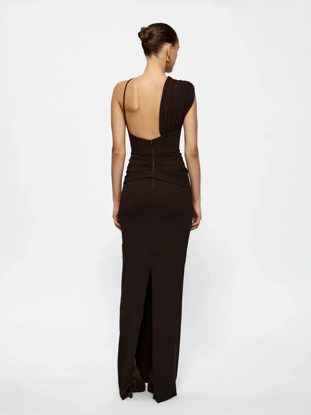 Effie Kats Greer Gown Coffee - Size 8 - Image 4