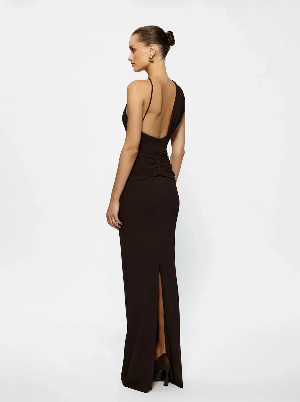 Effie Kats Greer Gown Coffee - Size 8 - Image 3