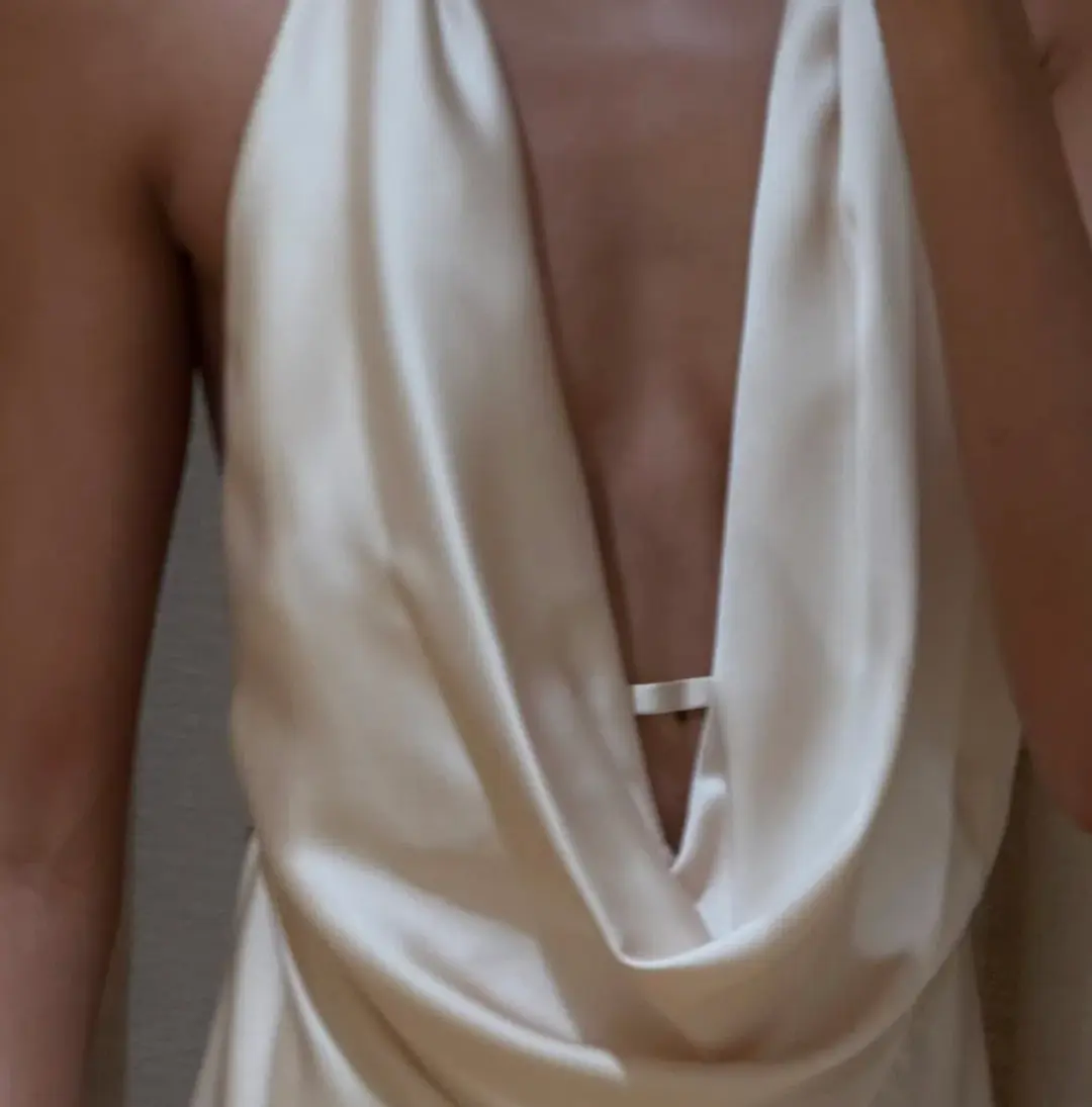 Manning Cartell Charmed Cowl Slip Dress Champagne Size AU 6 for rent on The Volte - main image