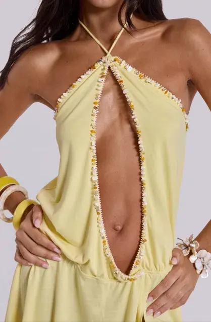 Jaded London Zuma Embellished Mini Dress Size 8 - Image 2