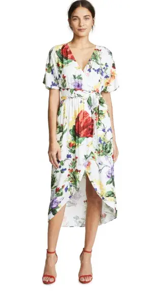 Alice + Olivia Floral Dress in wildflower print size 10 - Image 1
