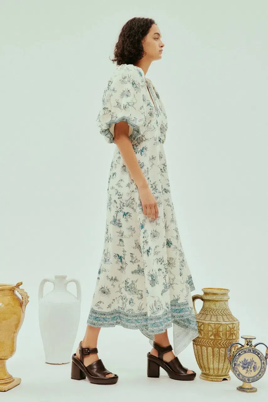 ALEMAIS Casa Midi Dress Print 8 AU - Image 17