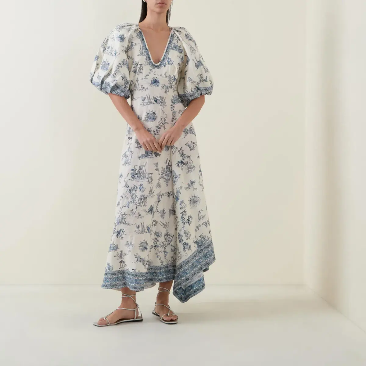 ALEMAIS Casa Midi Dress Print 8 AU - Image 2