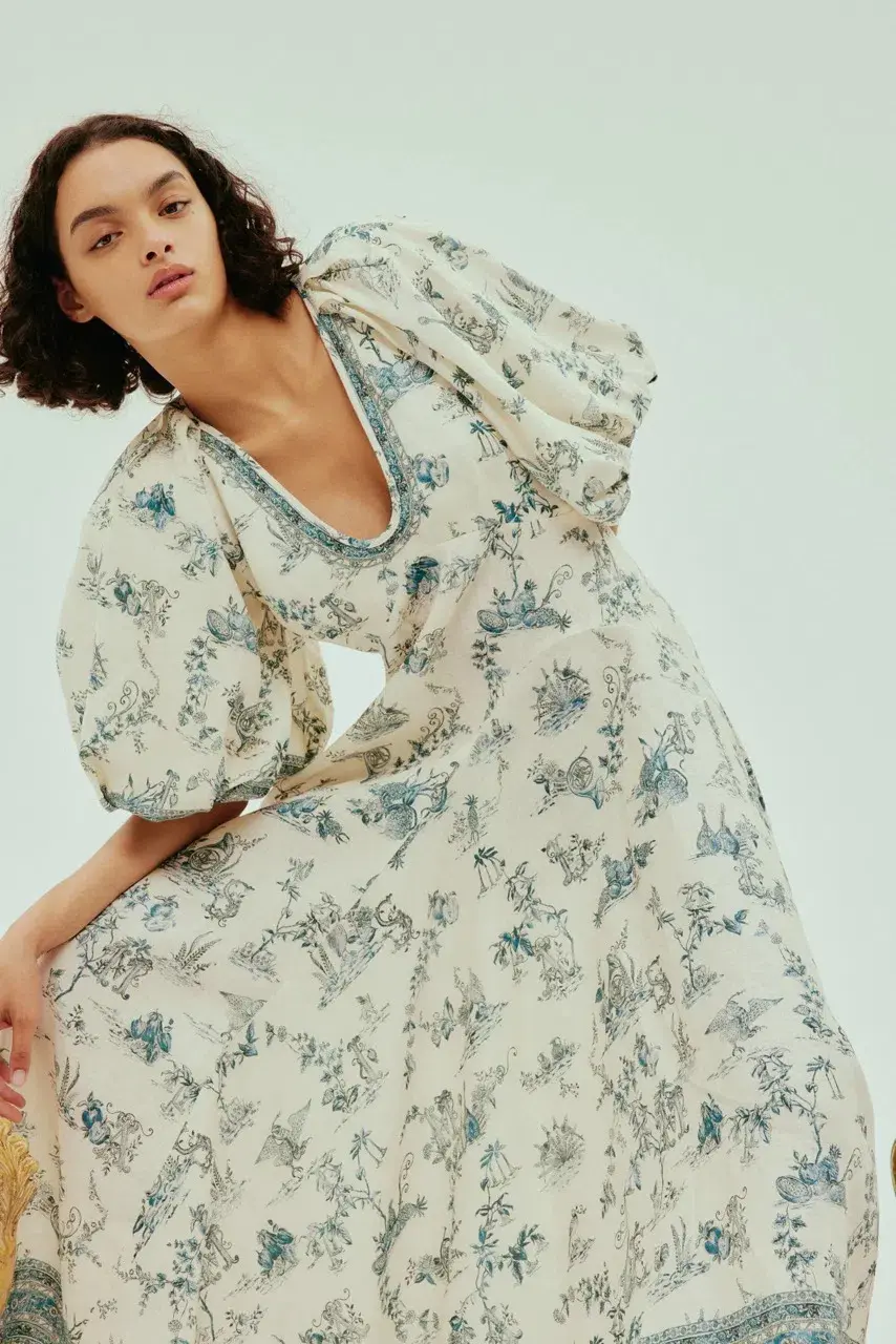 ALEMAIS Casa Midi Dress Print 8 AU - Image 19