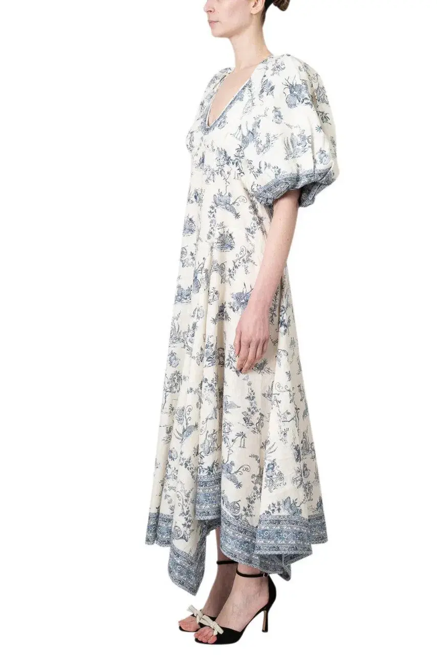 ALEMAIS Casa Midi Dress Print 8 AU - Image 11