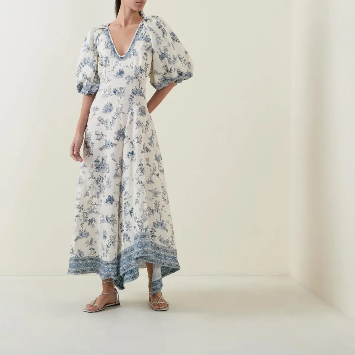 ALEMAIS Casa Midi Dress Print 8 AU - Image 5