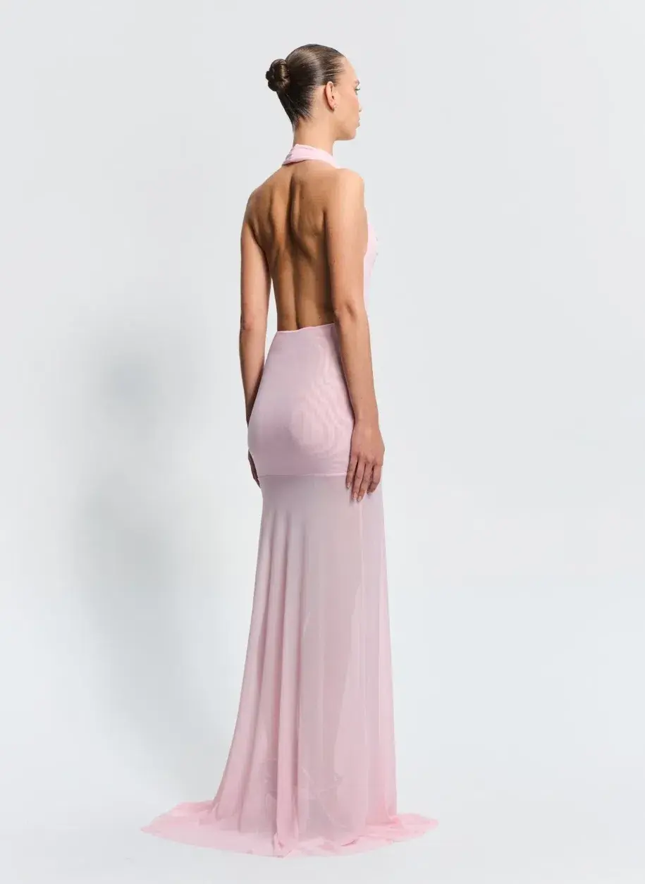 Effie Kats Cleo Gown - Petal Pink Size XS for rent on The Volte - main image