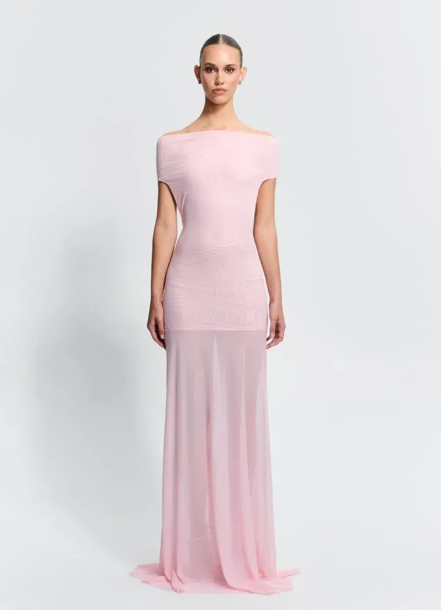 Effie Kats Cleo Gown - Petal Pink Size M for rent on The Volte - main image